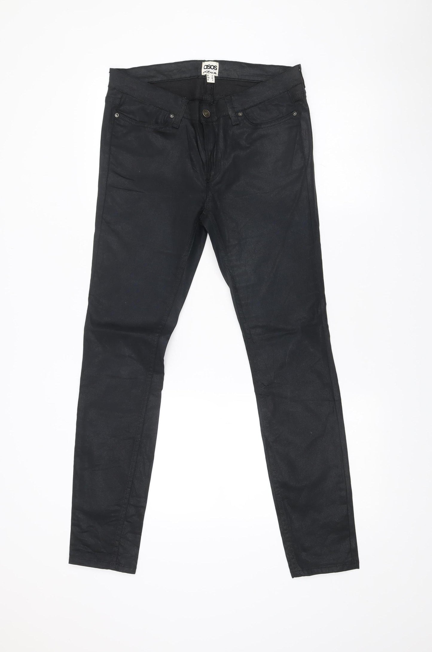 ASOS Women’s Black Denim Jegging Skinny Trousers Size 12