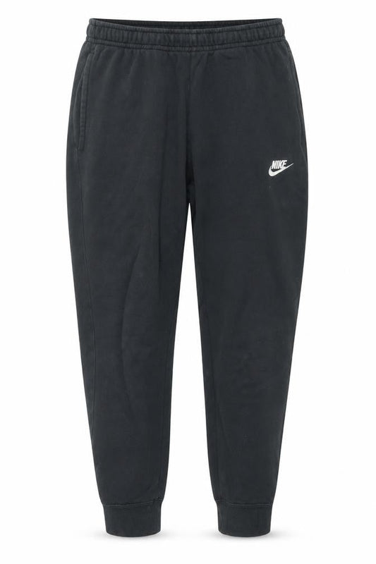 Nike Men’s Black Jogger Sweatpants M Cotton Blend Fleece Activewear
