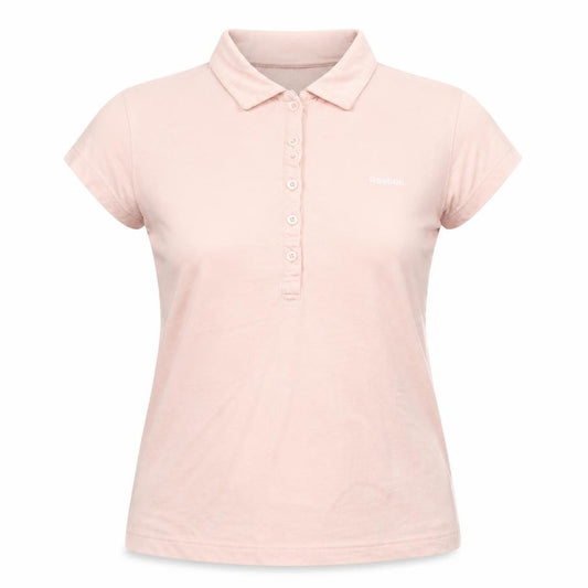 Womens UK Size 10 Reebok Pink Cotton Polo