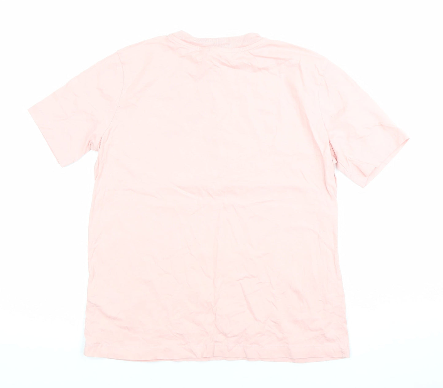 H&M Women’s Pink XS Cotton Stretch T-Shirt Oui Mon Cheri