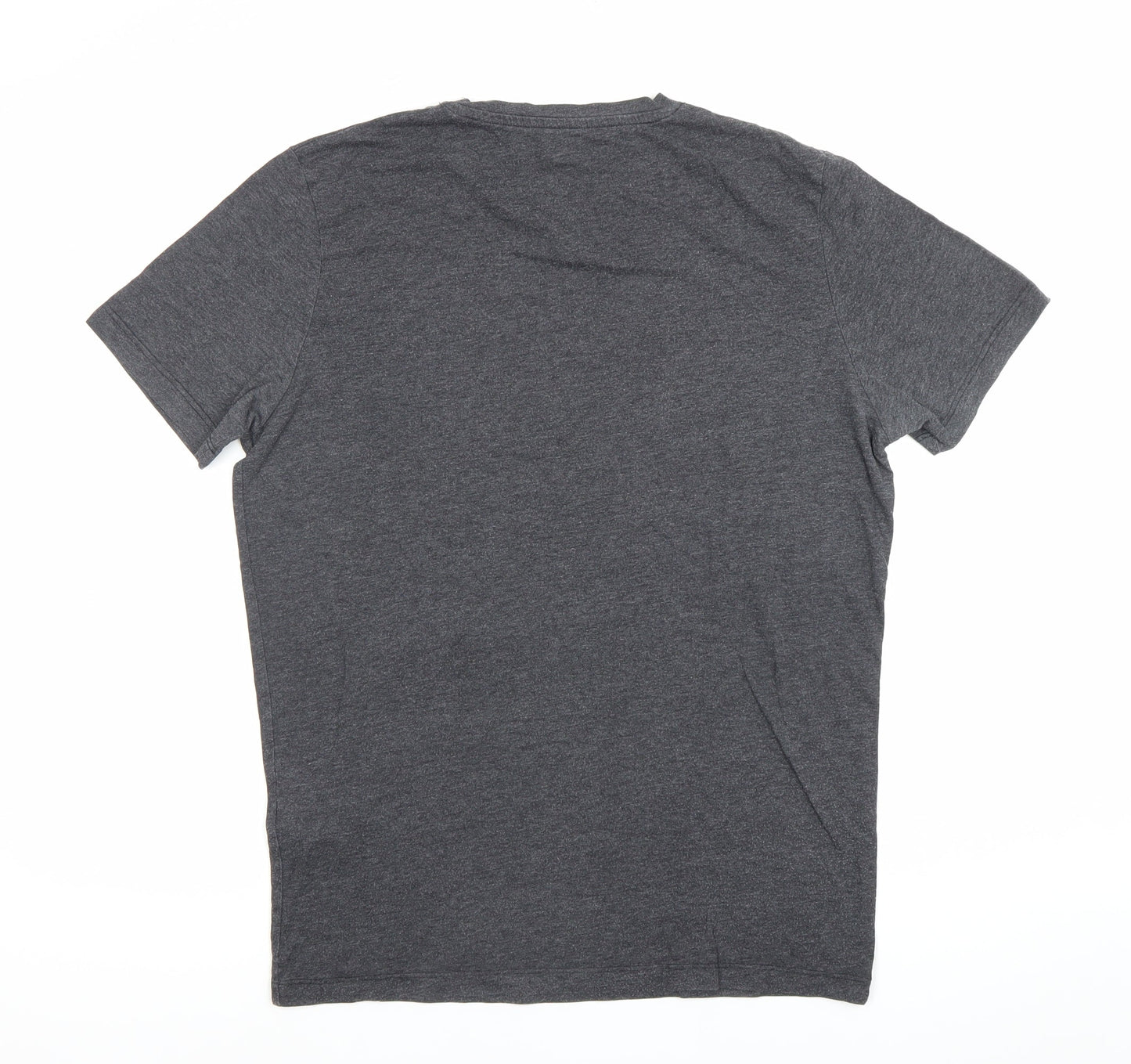 Jack & Jones Men’s Grey Graphic Print Crew Neck T-Shirt Size S