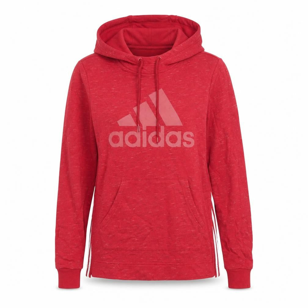 Womens UK XS Regular adidas Red Pullover Hoodie