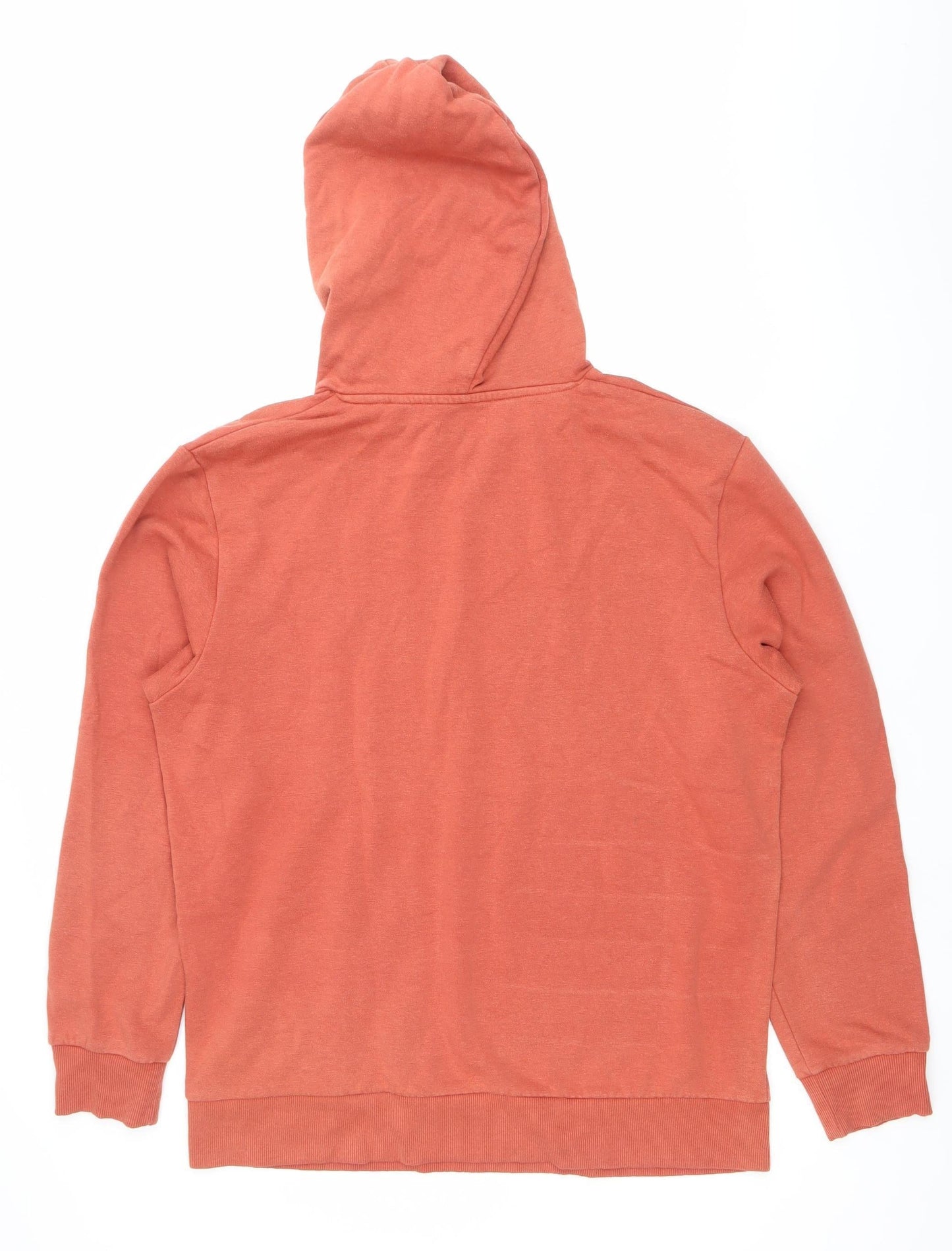 Jack & Jones Men’s Orange XL Pullover Hoodie Graphic Print Logo