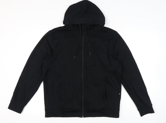 Hugo Boss Unisex Adults Black XL Full Zip Hoodie Jacket