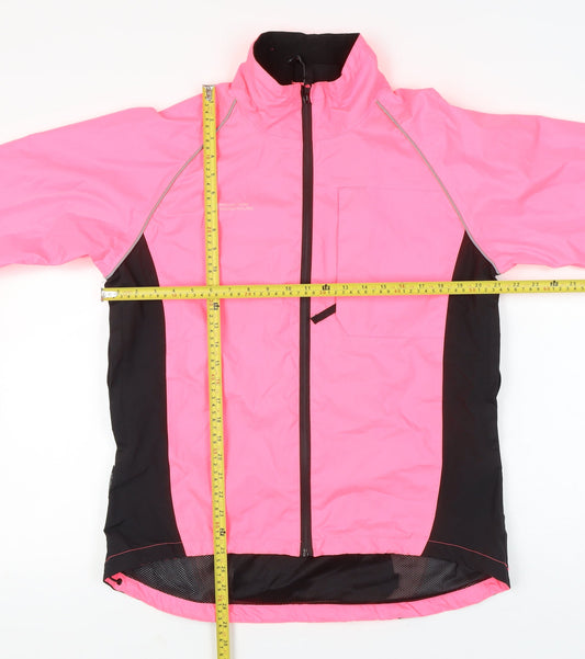 Mountain Warehouse Women’s Pink Waterproof Jacket Size 14 Rain Coat