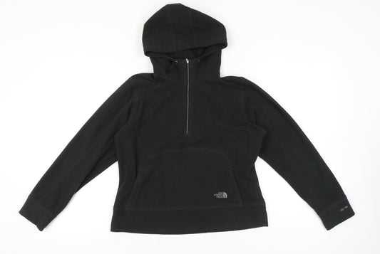 The North Face Women’s Black Hoodie L Polyester Fleece Pullover