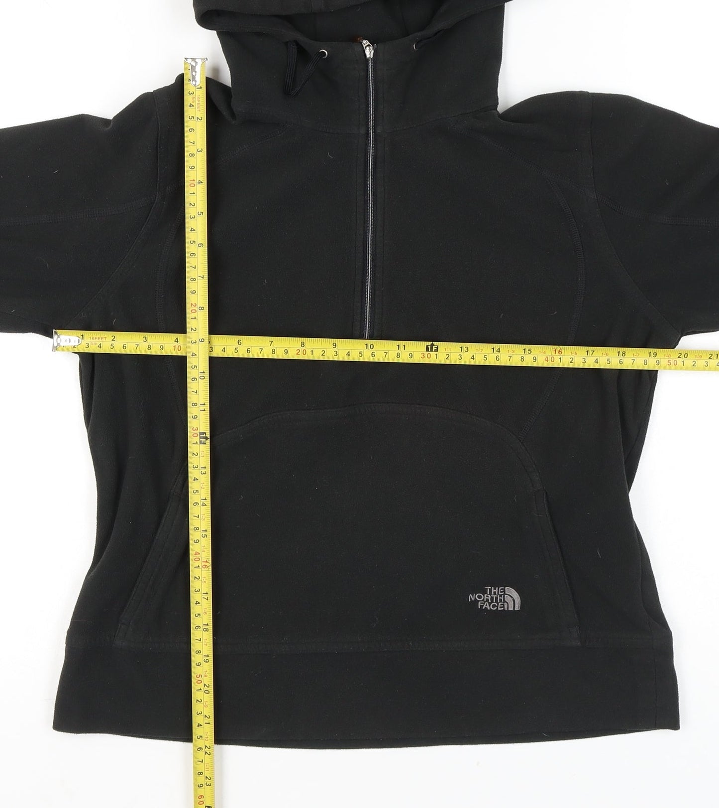The North Face Women’s Black Hoodie L Polyester Fleece Pullover