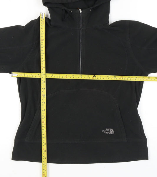 The North Face Women’s Black Hoodie L Polyester Fleece Pullover