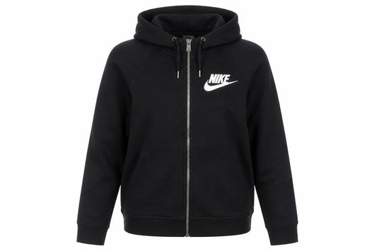 Unisex Adults UK M Regular Nike Black Full Zip Hoodie