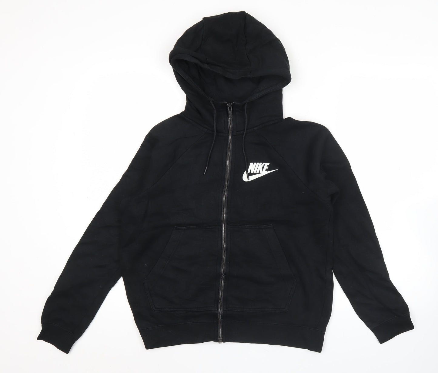 Nike Women’s Black Full Zip Hoodie Small Regular Fit Sportswear