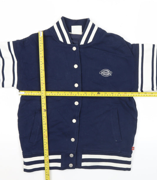 Dickies Men's XS Blue Varsity Sports Jacket College Style
