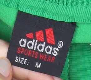 Adidas Men’s Green Track Jacket M Full Zip Sportswear