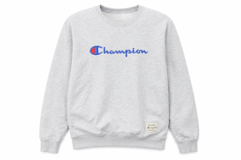 Mens UK XL Regular Champion Grey Pullover Sweatshirt