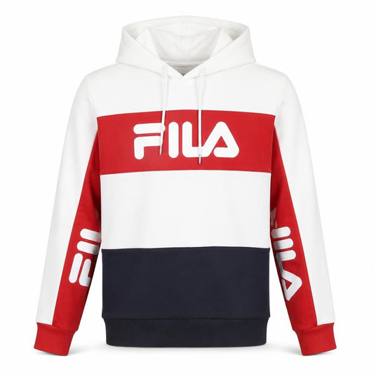 Mens UK XS Regular FILA Multicoloured Pullover Hoodie