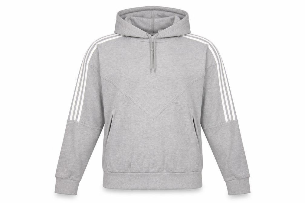 Mens UK M Regular adidas Grey Pullover Hoodie