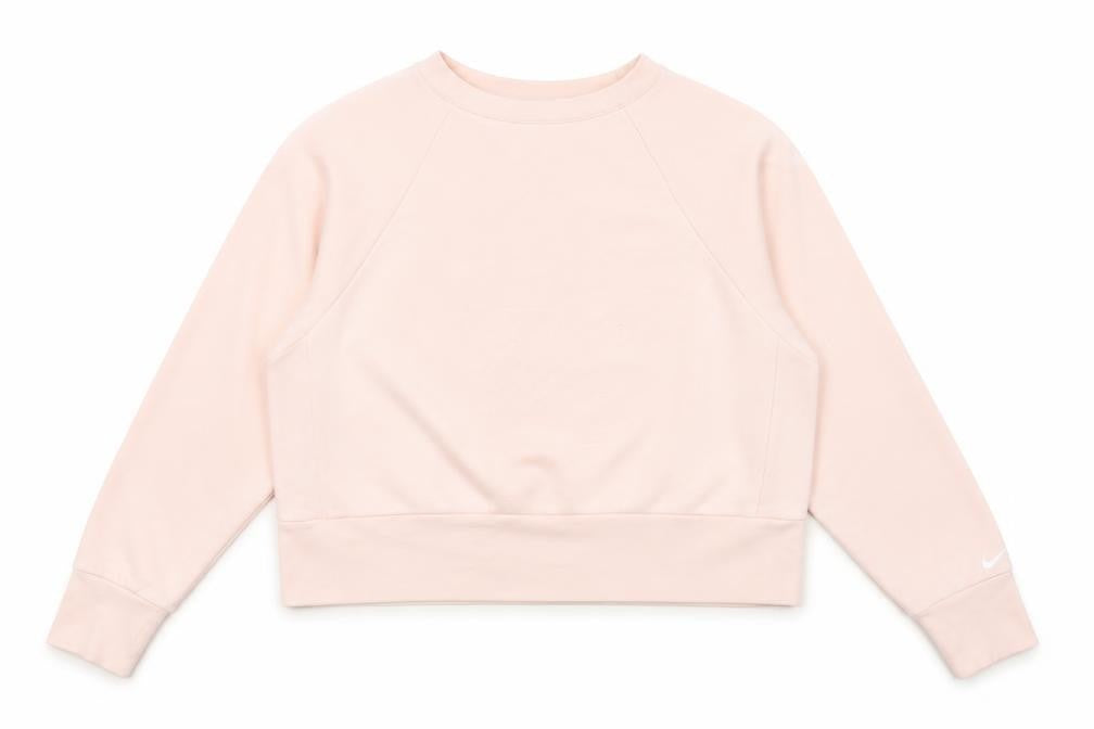 Womens UK M Regular Nike Pink Pullover Sweatshirt