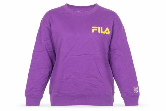 Womens UK 10 Regular FILA Purple Pullover Sweatshirt