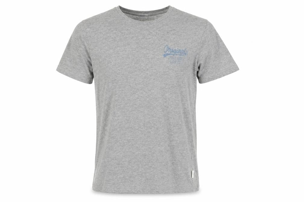 Mens UK Size S JACK & JONES Grey  Cotton Blend T-Shirt