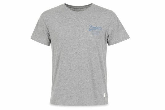 Mens UK Size S JACK & JONES Grey  Cotton Blend T-Shirt