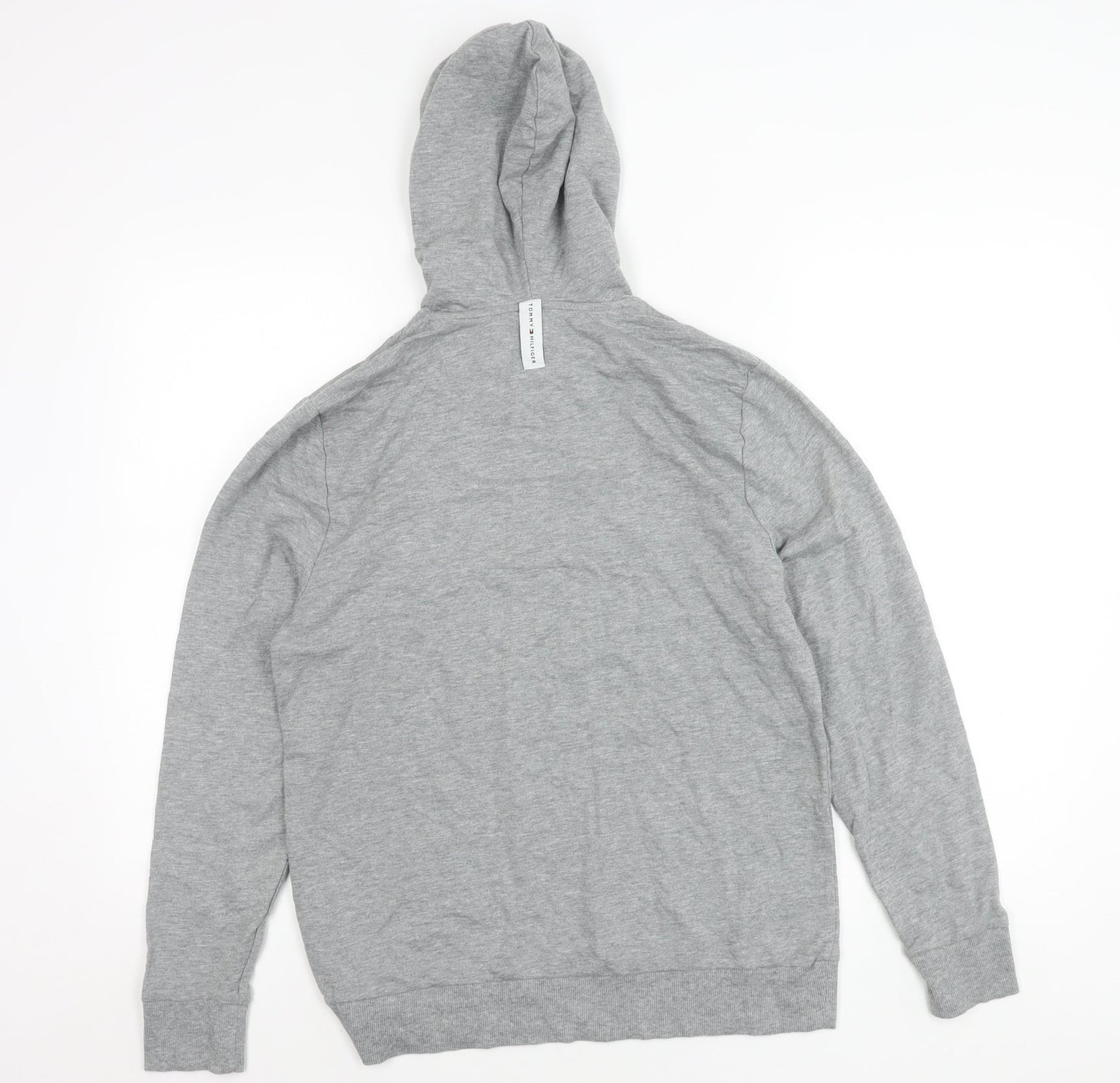 Tommy Hilfiger Women’s Grey Hooded Logo Nightshirt Top Size S