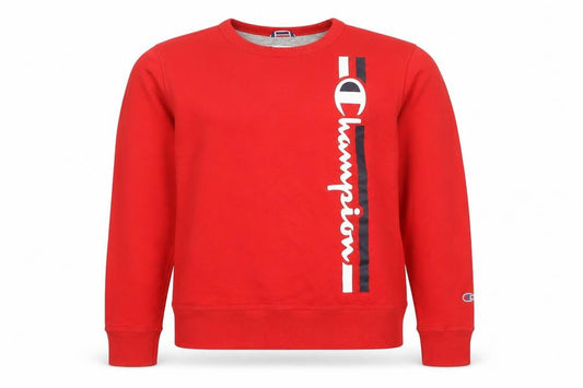 Womens UK S Regular Champion Red Pullover Sweatshirt