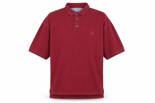 Hang Ten Men’s Red Cotton Short Sleeve Polo Shirt Size L