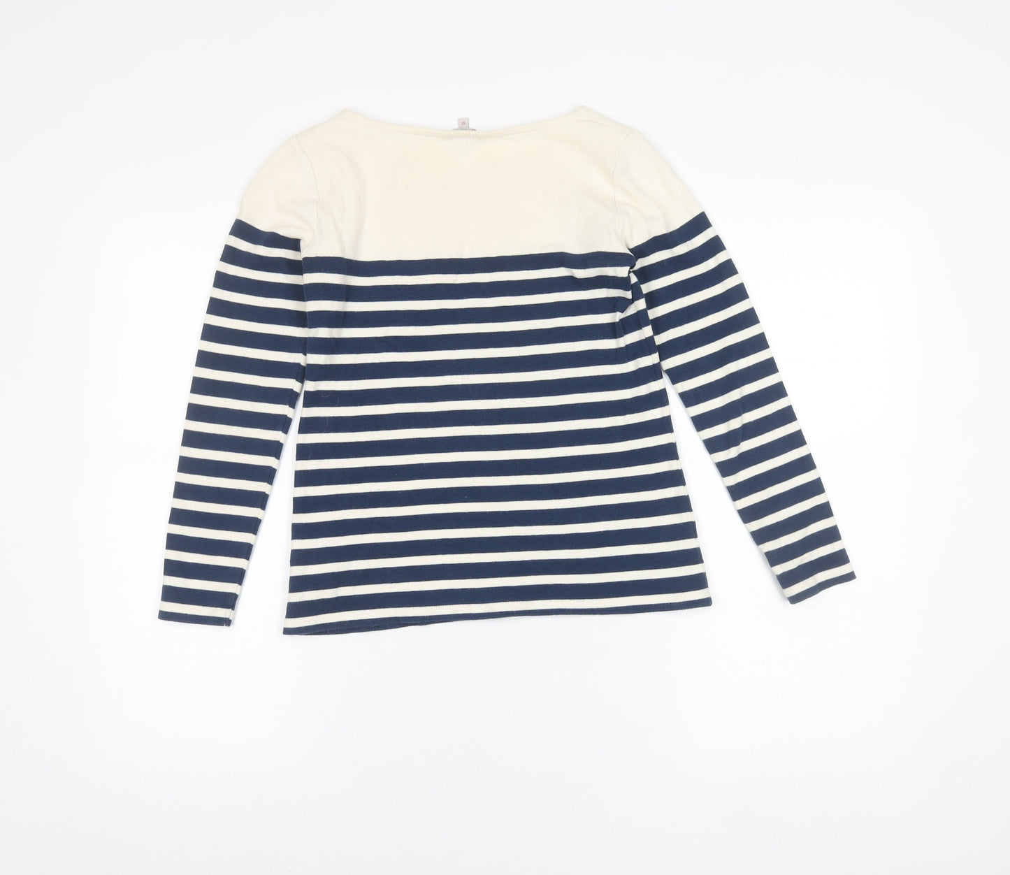 Cath Kidston Women’s Blue Striped XS Cotton Long Sleeve T-Shirt