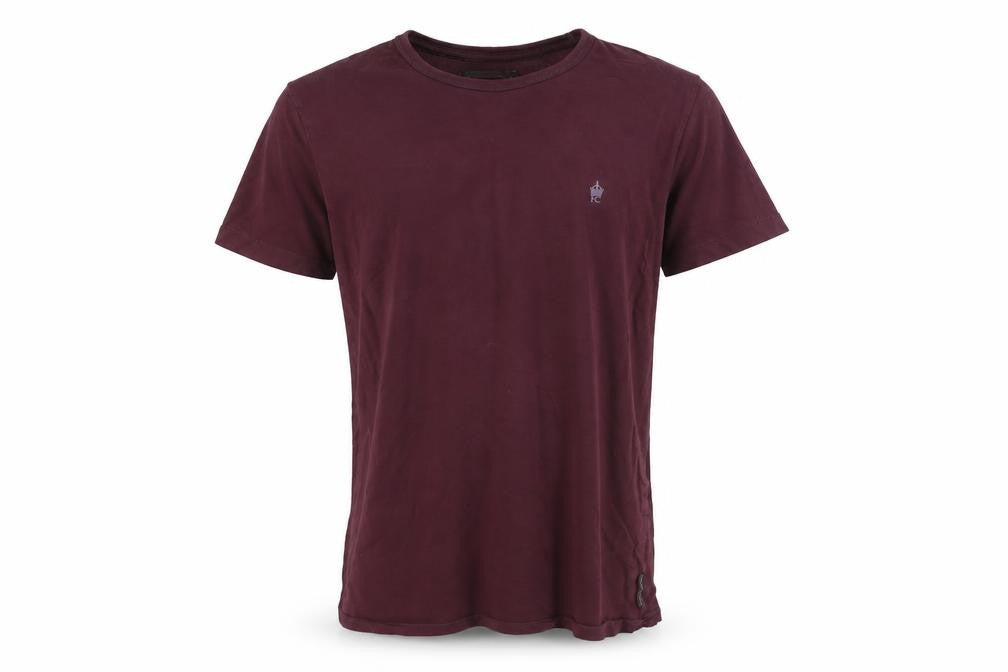 French Connection Men's Red Medium Crew Neck Cotton T-Shirt