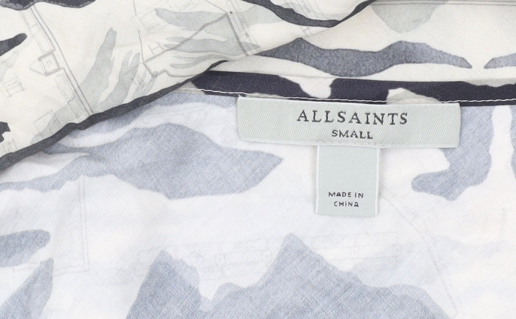 AllSaints Women’s Multicoloured Animal Print Slip Dress S