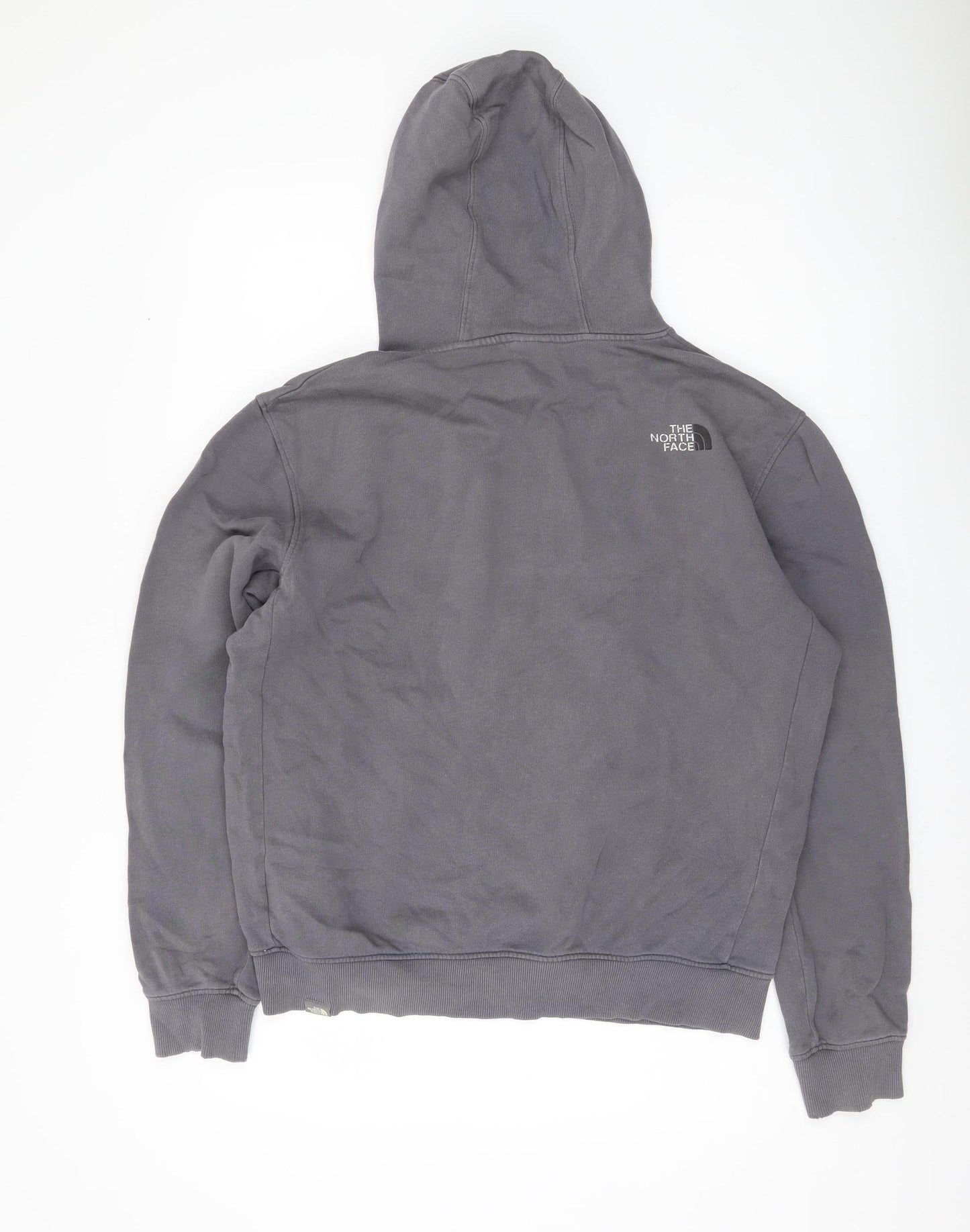 The North Face Men’s Grey Pullover Hoodie Size M Logo Outdoor Sweatshirt