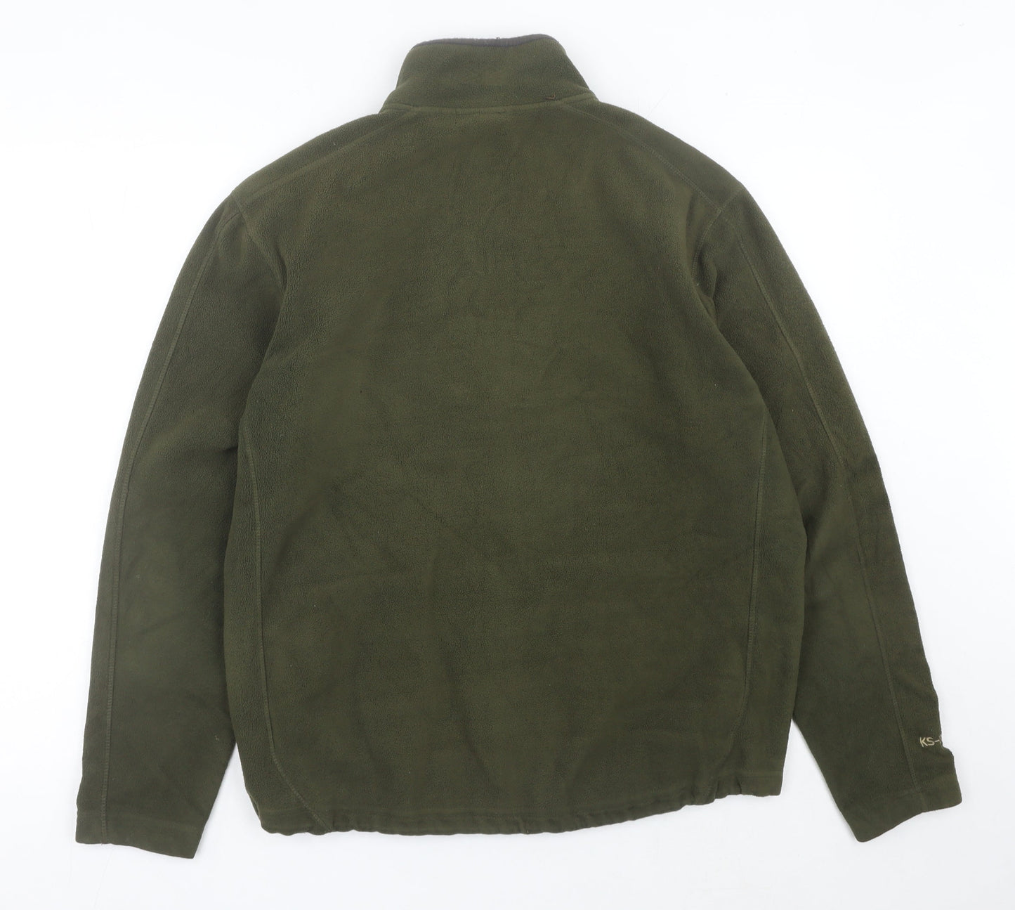 Karrimor Men’s Green Fleece Zip Jacket Size M Outdoor Hiking