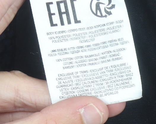 Tokyo Laundry Men’s Blue Fleece Hooded Jacket Small Regular Fit