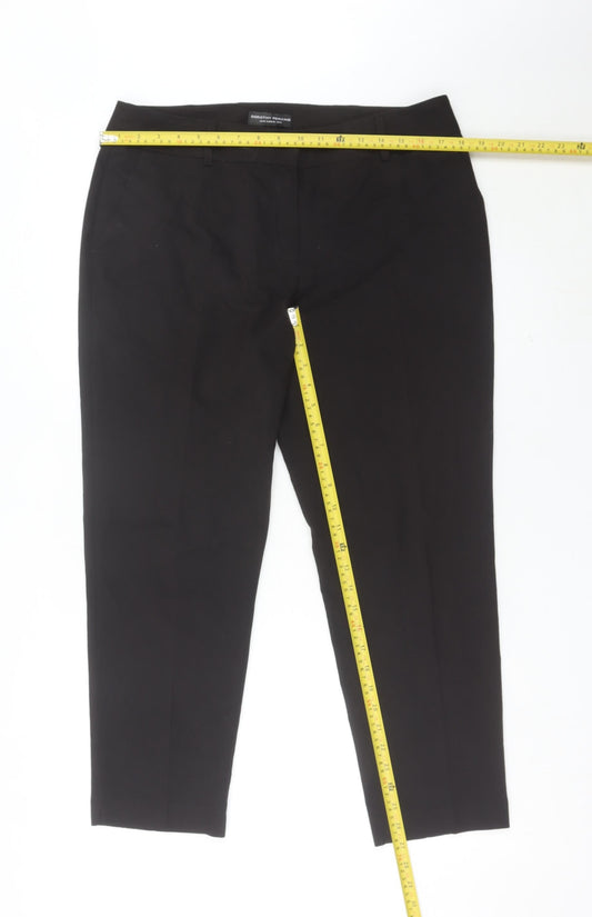 Dorothy Perkins Women Black Size 14 Dress Pants Trousers Workwear