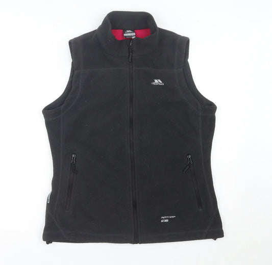 Trespass Womens Black Fleece Waistcoat Bodywarmer Size L Outdoor