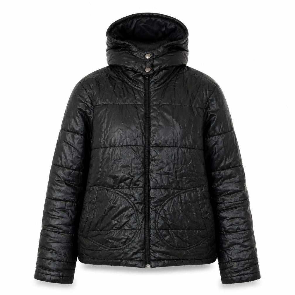 Womens UK Size S Regular Lee Black Polyester Jacket