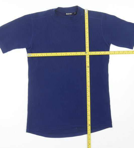 Rohan Unisex Blue Small Warm T-Shirt Fleece Short Sleeve Casual Top