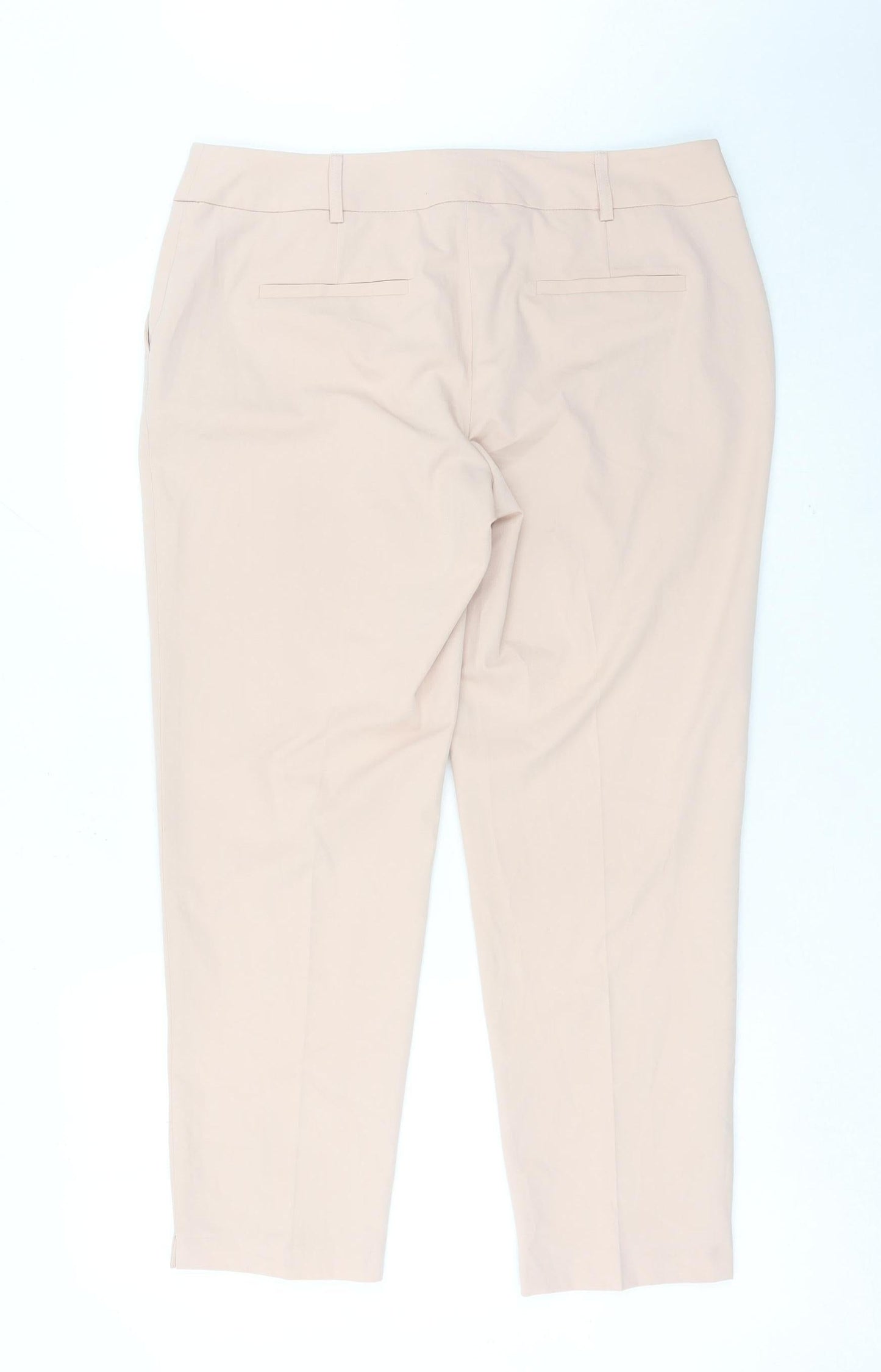 Dorothy Perkins Womens Beige Size 14 Chino Slim Trousers Workwear