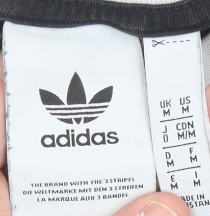 Adidas Mens Black Medium Regular Fit Sports T-Shirt