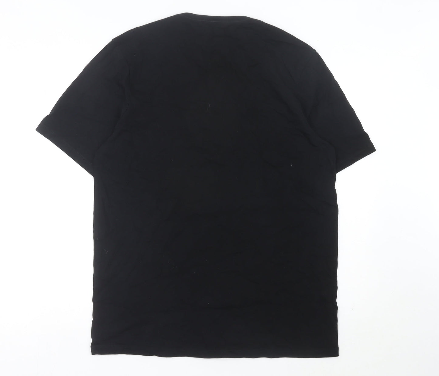 BOSS Mens Black 2XL Crew Neck Cotton T-Shirt
