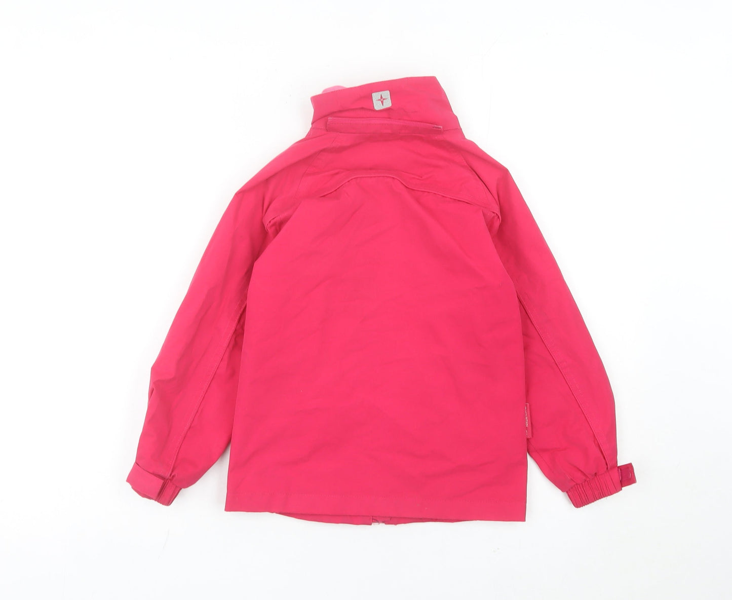 Mountain Warehouse Girls Pink Waterproof Rain Coat Jacket 5-6 Years