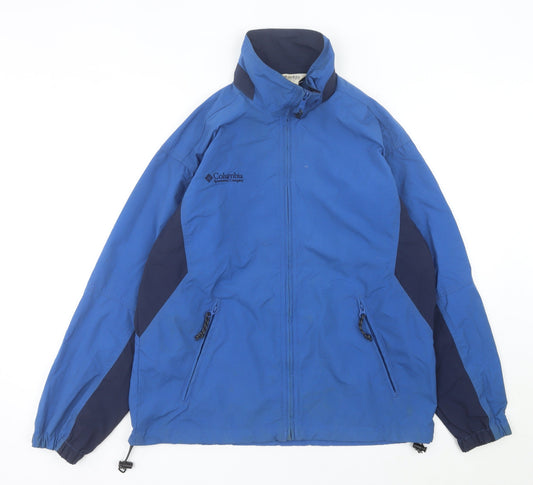 Columbia Men’s Blue Small Windbreaker Jacket Outdoor Hiking