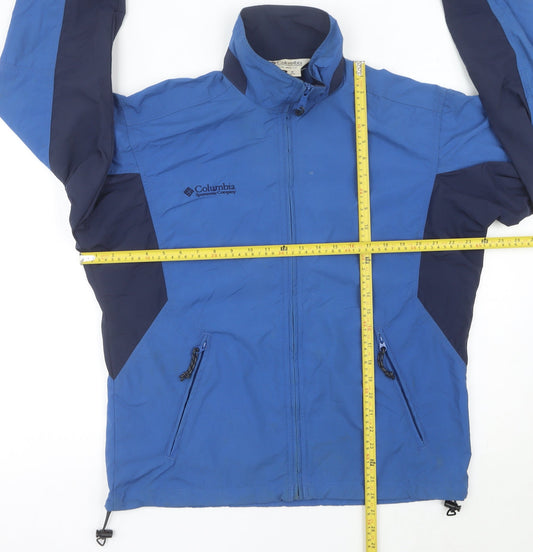 Columbia Men’s Blue Small Windbreaker Jacket Outdoor Hiking