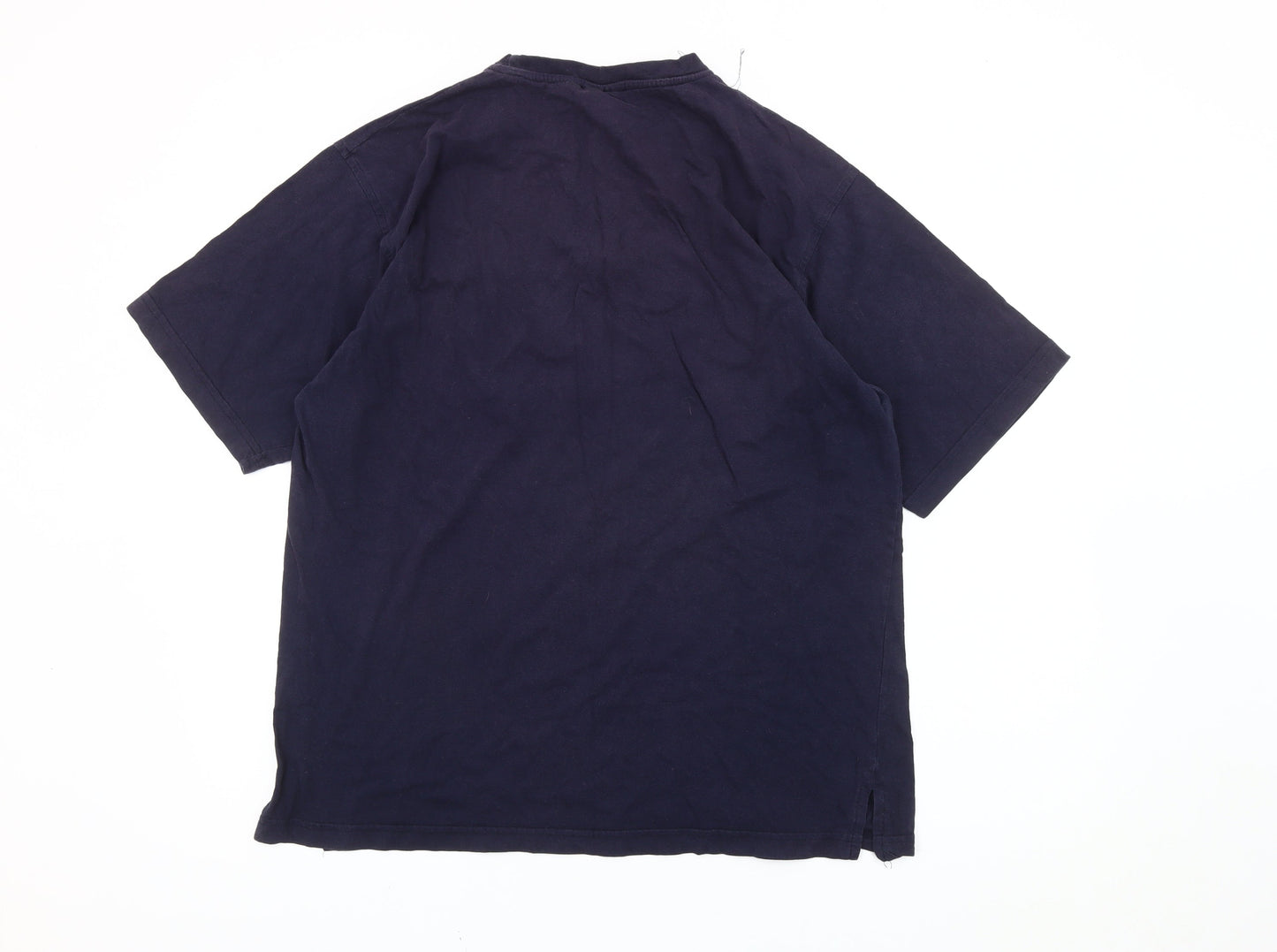 Gant Mens Blue XL Graphic Print Cotton T-Shirt Nautical Beachwear