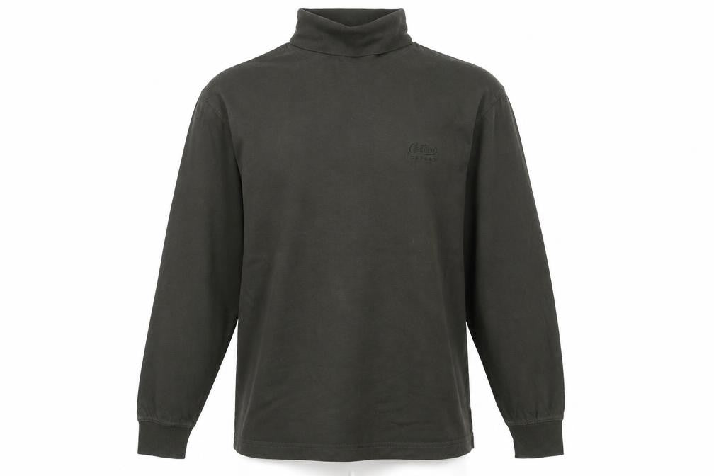 Cotton Traders Men’s Green Roll Neck Pullover Sweatshirt Size M