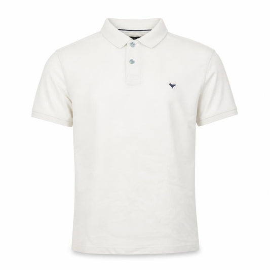 Weekend Offender Men’s Ivory Polo Shirt S Cotton Short Sleeve