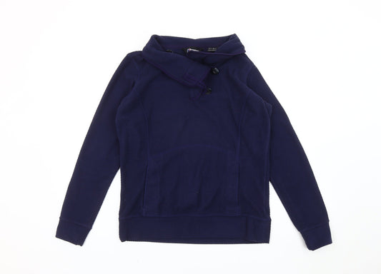 Berghaus Womens Blue Fleece Sweatshirt UK 10 Pullover Outdoor Hiking
