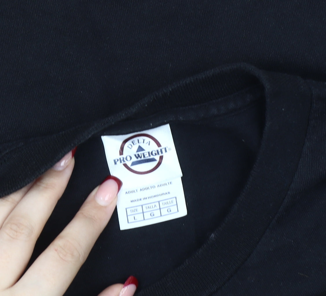 Delta Pro Weight Mens Black L Graphic Arizona Railway T-Shirt