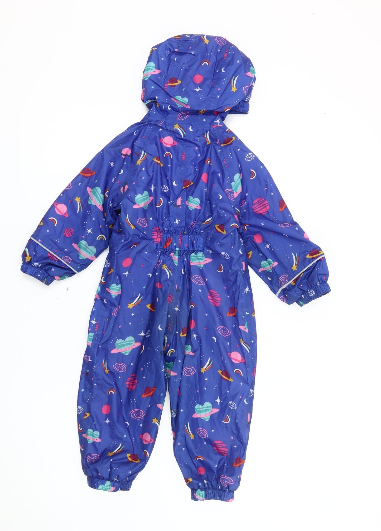 Mountain Warehouse Unisex Baby Blue Space Print Waterproof Snowsuit 18-24M