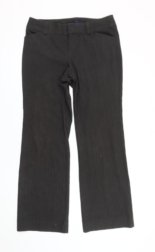 Gap Womens Black Size 10 Flared Dress Pants Work Trousers