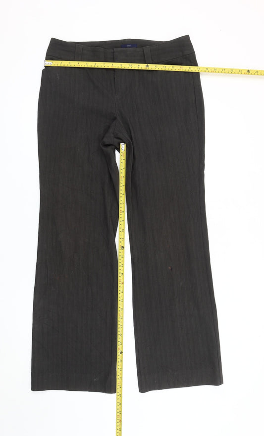 Gap Womens Black Size 10 Flared Dress Pants Work Trousers